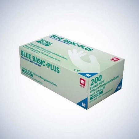 Ampri | Basic-Plus Einmal Nitril-Untersuchungshandschuh | blau | Größe S