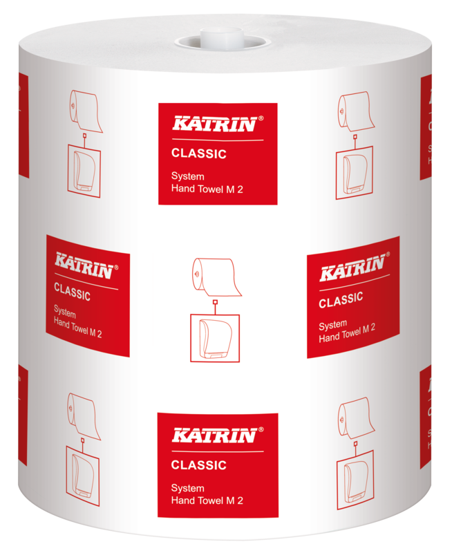Katrin | Classic System towel M2 | Low Pallet | weiß | 6 Rollen