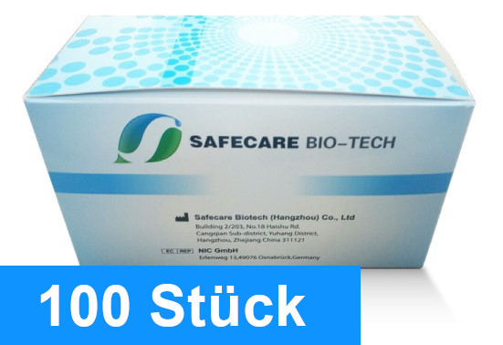 Safecare Covid-19 Antigen-Schnelltest - 100 Stück (4x 25er Packung)