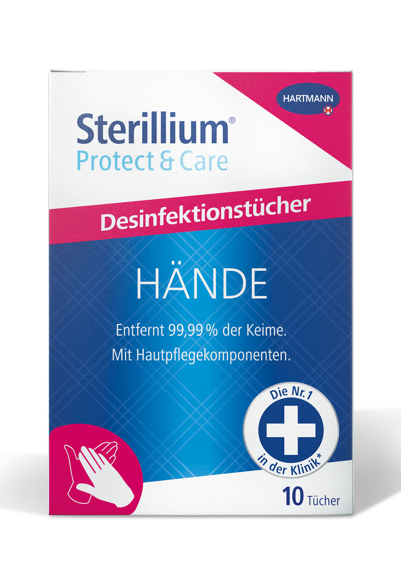 Hartmann | Sterillium Protect & Care Händedesinfektionstücher | 10 Stück